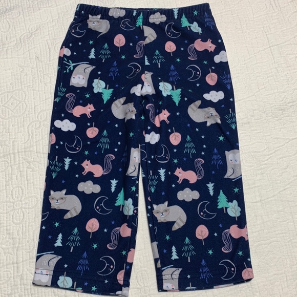 2T (5/$20) Woodland-Themed Fleece Comfy Pants by Carter’s - Picture 1 of 11